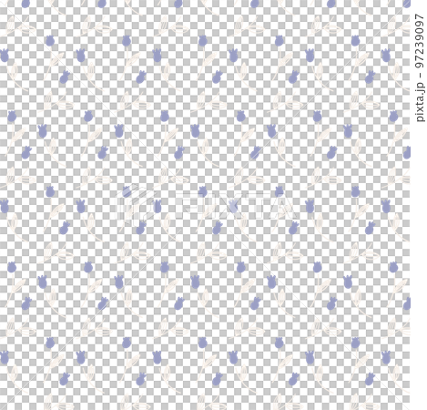 紫花の北欧風パターン 97239097