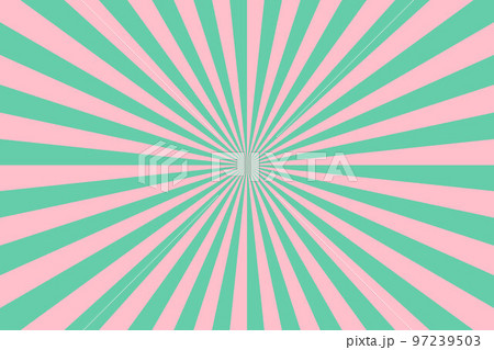 Rays background in retro style. Vector.	 97239503