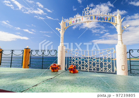 沖縄&海&シーサー① 97239805