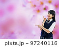 女子高生写真からイラスト 97240116
