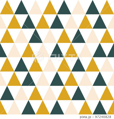 Seamless pattern. White background with triangle . Vector illustration. Seamless pattern. White background with triangle . Vector illustration. 97240828