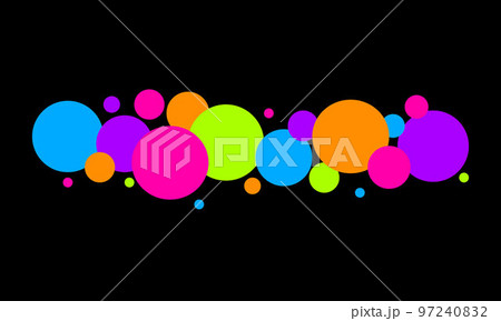 Rainbow abstract dots background. Vector illustration. Rainbow abstract dots background. Vector illustration. 97240832