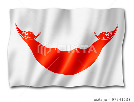 Rapanui, Easter Island flag, Chile 97241533