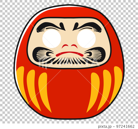 達磨 目・文字なし イラスト素材のイラスト素材 [97241662] - PIXTA