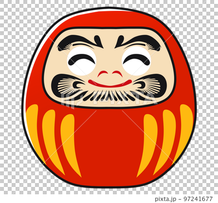 笑達磨沒有字母插圖素材 笑達磨沒有字母插圖素材 97241677