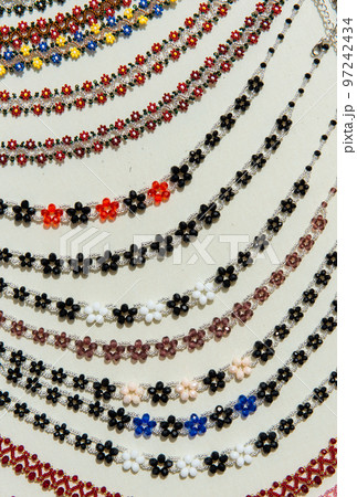 Collection of traditional beaded necklaces Collection of traditional beaded necklaces 97242434