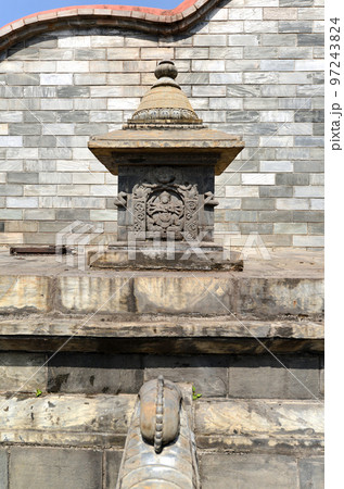 Manga Hiti carved public fountain in Kathmandu, Nepal 97243824