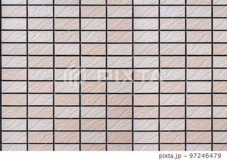 ベージュっぽいタイルの壁 ベージュっぽいタイルの壁 97246479