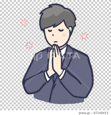 夢が叶いますように 祈る制服男子のイラスト 夢が叶いますように 祈る制服男子のイラスト 97248453