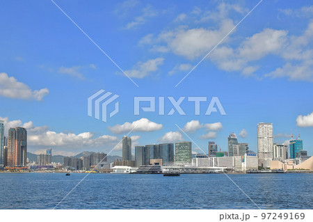 the Hong Kong Commercial districts, Victoria Harbour 29 Nov 2022 the Hong Kong Commercial districts, Victoria Harbour 29 Nov 2022 97249169