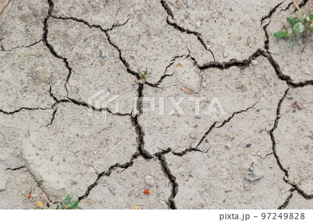 dry land in the dry season Drought, ground cracks, no hot water. Lack of humidity effect from global cracked soil in drought abstract nature background with cracked soil dry land in the dry season Drought, ground cracks, no hot water. Lack of humidity effect from global cracked soil in drought abstract nature background with cracked soil 97249828