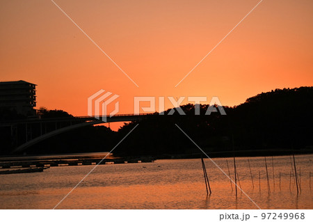 賢島大橋　夕景 97249968