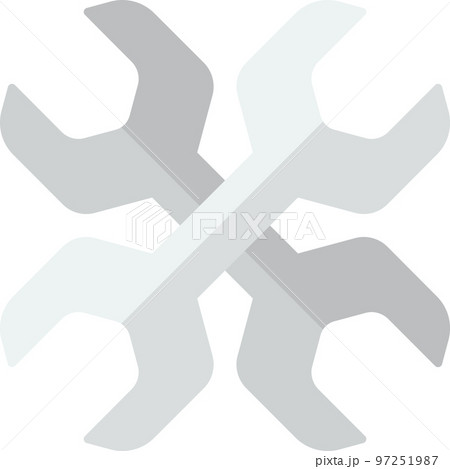wrench illustration in minimal style 97251987