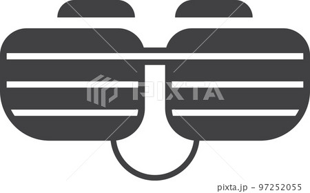 funny glasses illustration in minimal style funny glasses illustration in minimal style 97252055