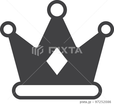 crown illustration in minimal style crown illustration in minimal style 97252086