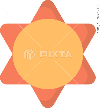 sun illustration in minimal style 97252166