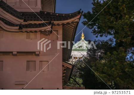 《愛知県》秋の名古屋城夜間公開 夜の名古屋城ライトアップ 《愛知県》秋の名古屋城夜間公開 夜の名古屋城ライトアップ 97253571