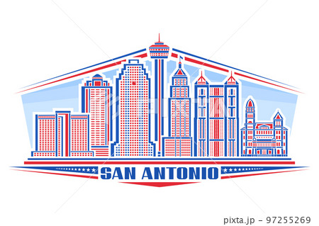 Vector illustration of San Antonio 97255269