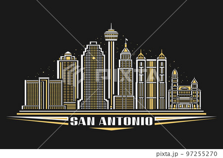 Vector illustration of San Antonio 97255270