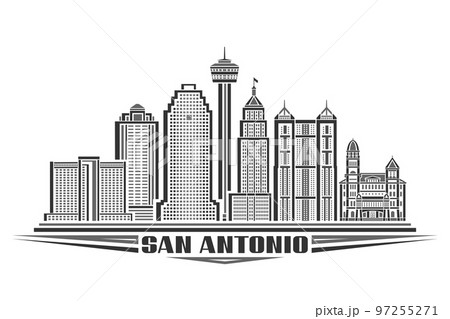 Vector illustration of San Antonio 97255271