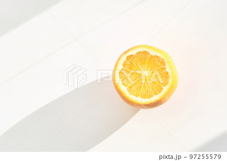 Summer coral orange slice. Citrus food diet. Fruit round juicy concept. Modern Summer coral orange slice. Citrus food diet. Fruit round juicy concept. Modern 97255579