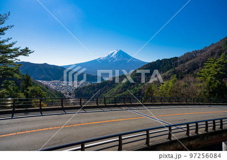 富士見橋 展望台から見る富士山 97256084
