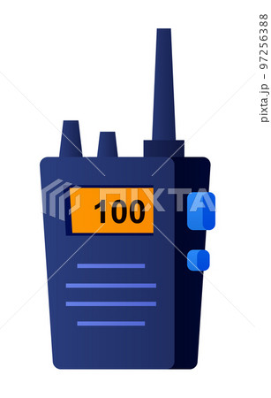 Radio set - modern flat design style single isolated image 97256388