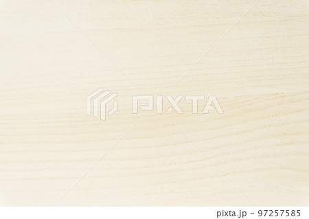 クリーム色の木目の背景素材 97257585