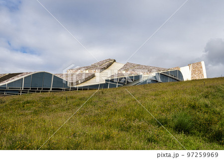 City of Culture of Galicia at Santiago de Compostela, Spain Situated on the top of mount Gaias 97259969