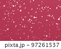 Metallic confetti on a magenta color background. 97261537
