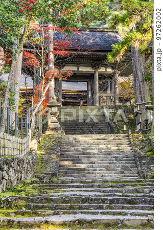 湖東三山　龍應山西明寺　二天門への参道 97262002