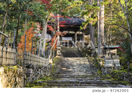 湖東三山　龍應山西明寺　二天門への参道 97262003