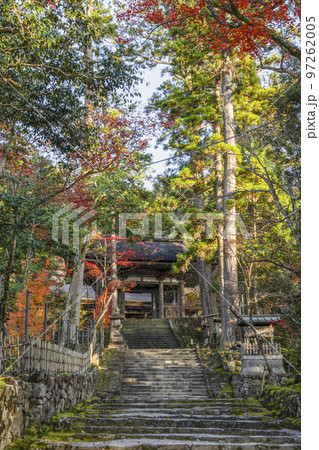 湖東三山 龍應山西明寺 二天門への参道 湖東三山 龍應山西明寺 二天門への参道 97262005