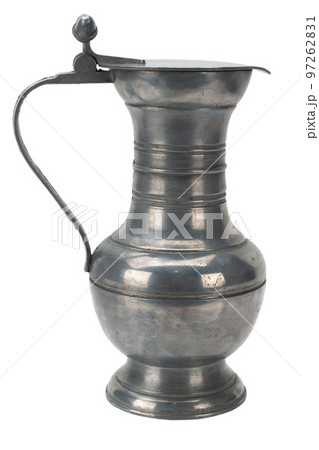 Vintage antique pewter water jug 97262831