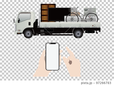 不用品とスマートフォン 97266783