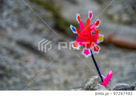 霊場恐山　恐山菩提寺　風車（青森県むつ市） 97267482
