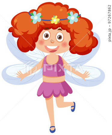 Cute fairy cartoon character isolated 97267862