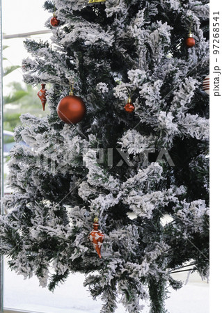 Christmas and New Year decorations on Christmas tree 97268541