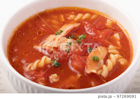 トマトスープパスタ 97269091