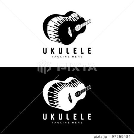 Minimalist Ukulele Music Logo Design, Ukulele Guitar Vector. Ukelele Logo Design Minimalist Ukulele Music Logo Design, Ukulele Guitar Vector. Ukelele Logo Design 97269484