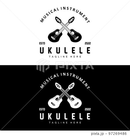Minimalist Ukulele Music Logo Design, Ukulele Guitar Vector. Ukelele Logo Design Minimalist Ukulele Music Logo Design, Ukulele Guitar Vector. Ukelele Logo Design 97269486
