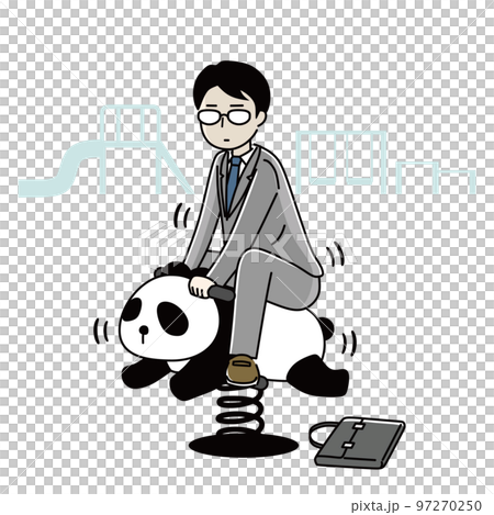 Empty feeling sad business man glasses 97270250