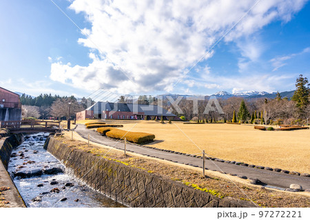 四季の里　福島市農村マニュファクチャー公園　農園レストラン　ビール園　水と緑の広場　冬 97272221