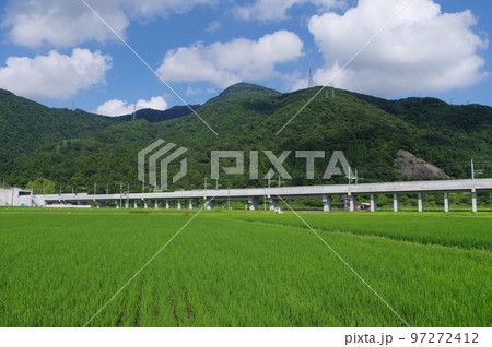 北陸新幹線 延伸工事 日野山トンネル南側 越前市中平吹町 2022年7月 北陸新幹線 延伸工事 日野山トンネル南側 越前市中平吹町 2022年7月 97272412