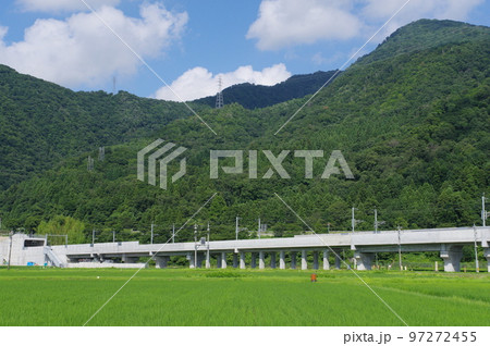 北陸新幹線 延伸工事 日野山トンネル南側 越前市中平吹町 2022年7月 北陸新幹線 延伸工事 日野山トンネル南側 越前市中平吹町 2022年7月 97272455