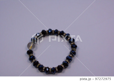 ブレスレット　黒水晶　雑貨 97272975