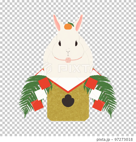 Rabbit kagamimochi (year of the rabbit material) Rabbit kagamimochi (year of the rabbit material) 97273018