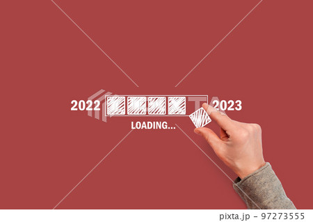Loading the new year 2023 with the manual addition of drawn squares. Loading the new year 2023 with the manual addition of drawn squares. 97273555