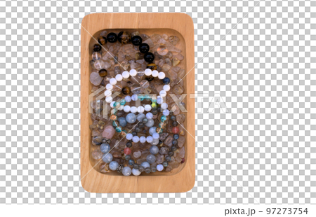 ブレスレット　色々　雑貨　パワーストーン　白抜き 97273754