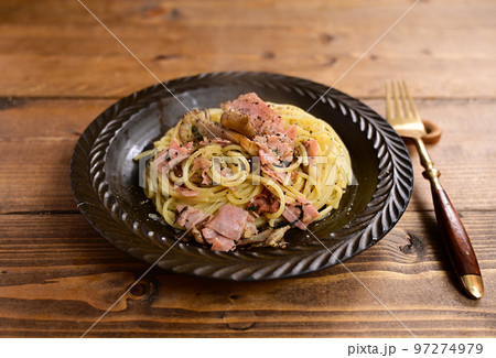 大葉ペーストのパスタ 97274979